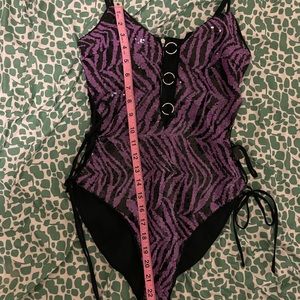 Sequin bodysuit for vampire vixen